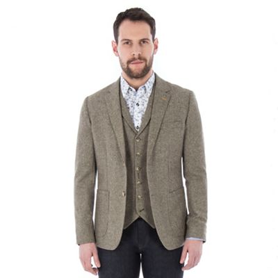 Taupe donegal blazer